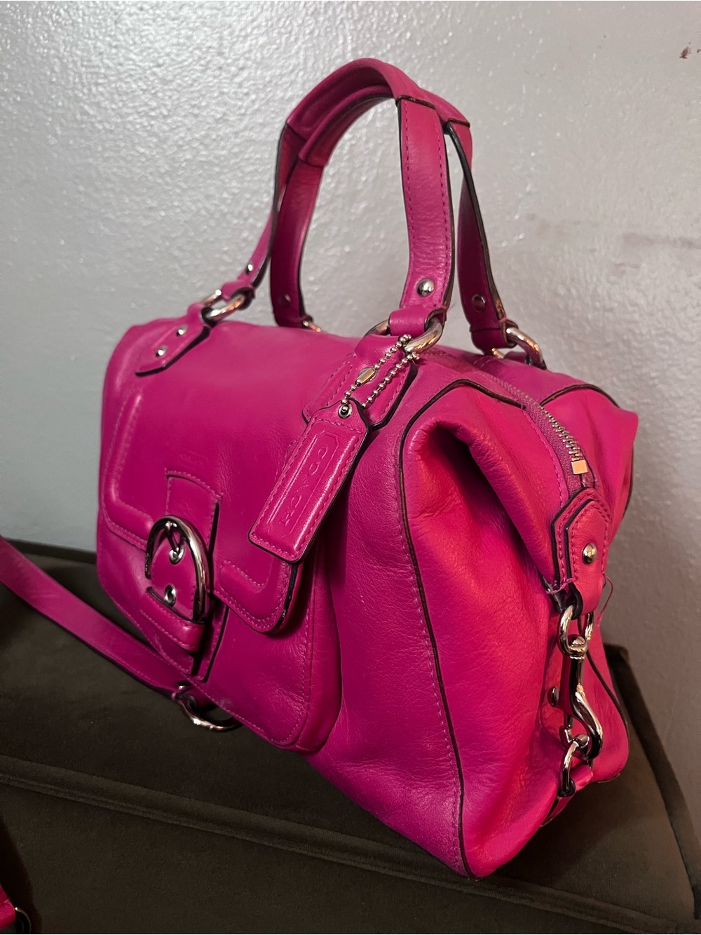 Coach Campbell pink Satchel F24690 - Picture 2 of 16